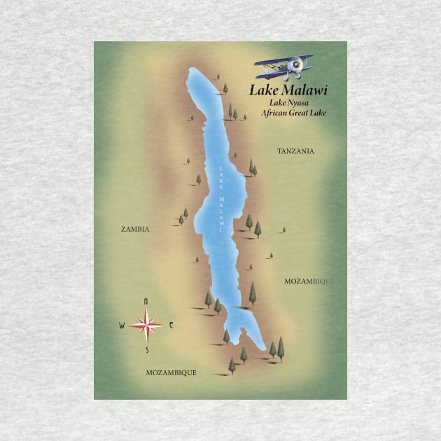 Lake Malawi map by nickemporium1